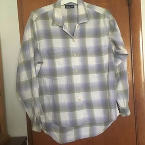 Patagonia Oversized Plaid Button Down Shirt